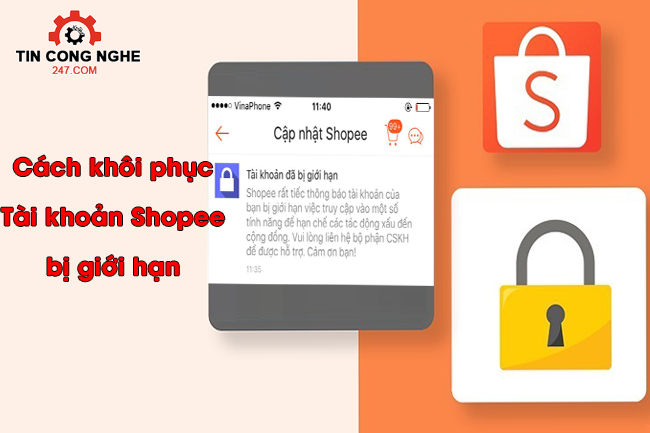 khoi phuc tai khoan shopee bi gioi han