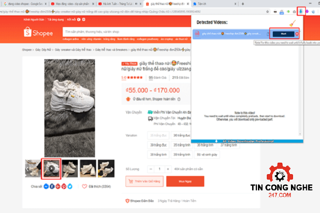 tai video shopee ve may tinh