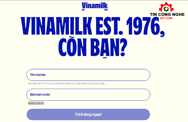 Cách tạo logo Vinamilk làm avatar theo trend