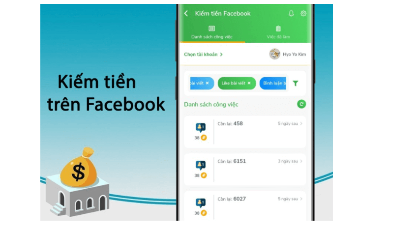 app hana kiem tien online