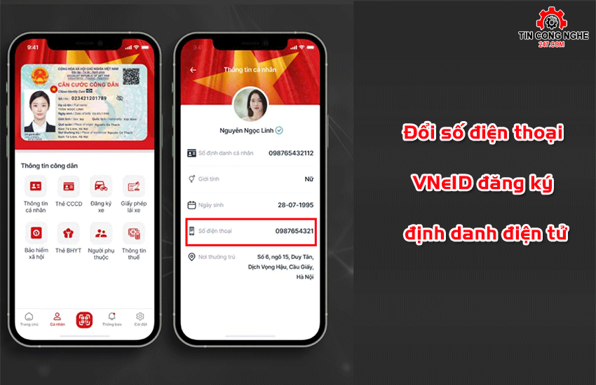 doi so dien thoai vneid dang ky dinh danh dien tu