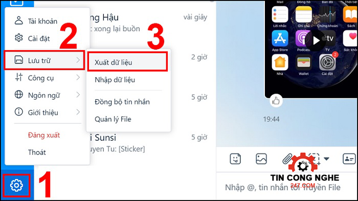 khôi phục tin nhắn Zalo đã xóa từ lâu 