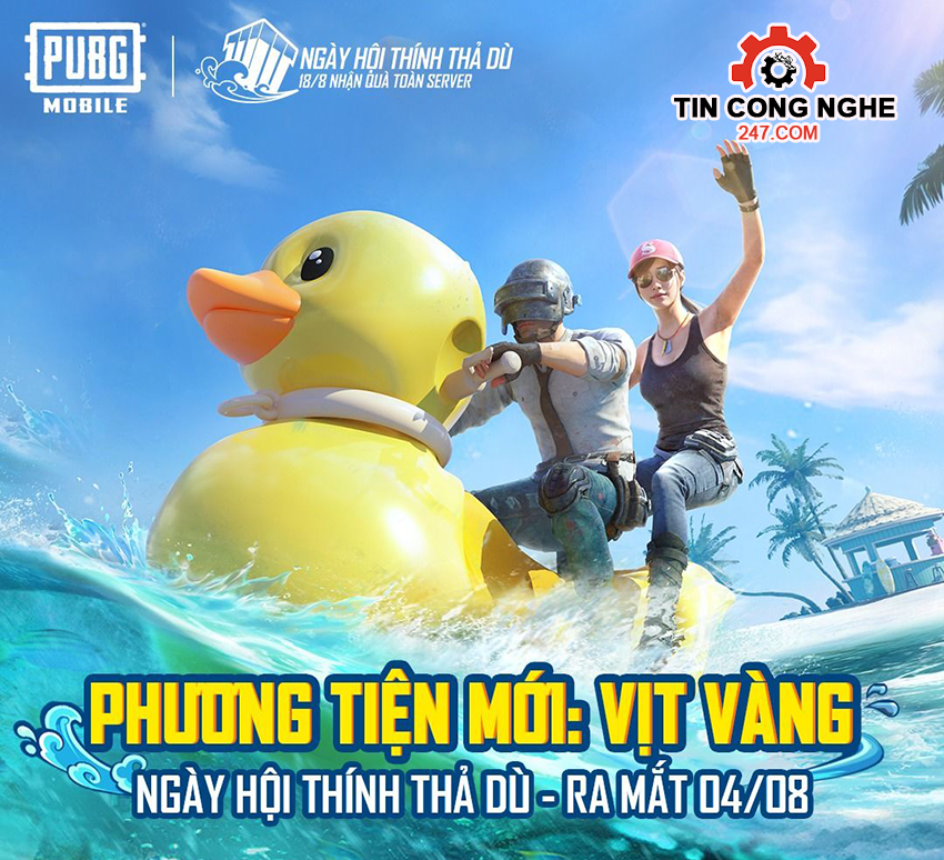 Sự kiện PUBG 18/8: Ngày hội thính thả dù