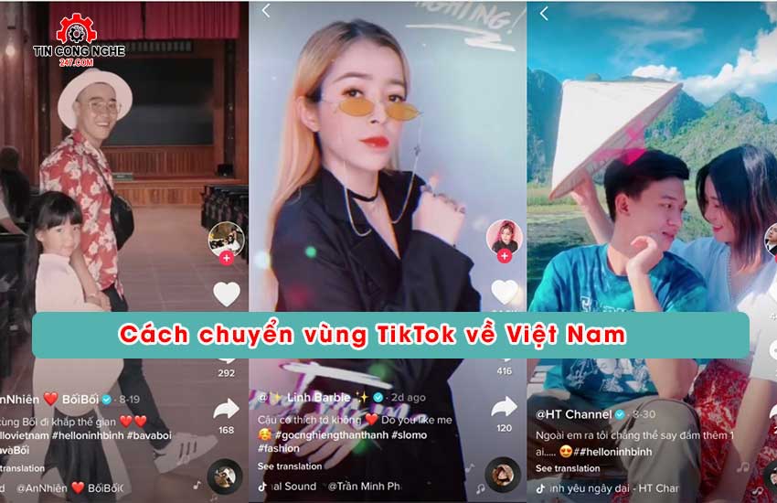 cach chuyen vung tiktok ve viet nam