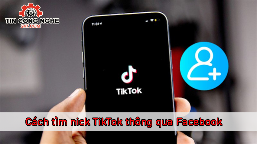 Cách tìm nick TikTok của bạn bè trên Facebook