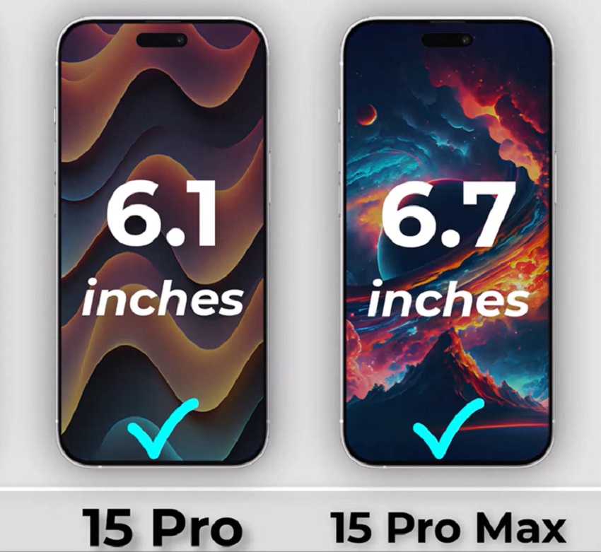 so sanh iphone 15 pro va iphone 15 pro max