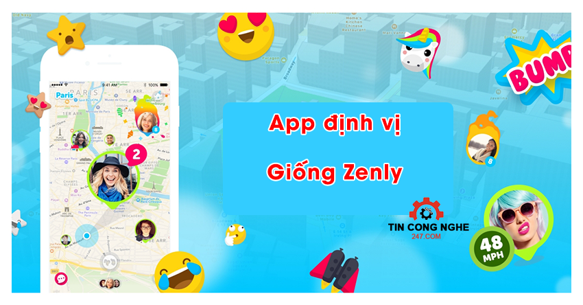 app ding vi giong zenly