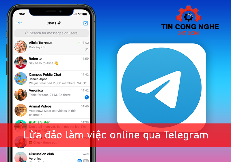 lừa đảo làm việc online qua Telegram 