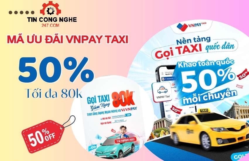 ma giam gia vnpay taxi 50%