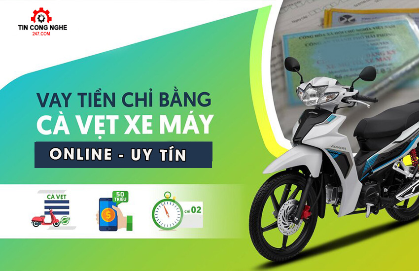 vay tien bang cavet xe may online