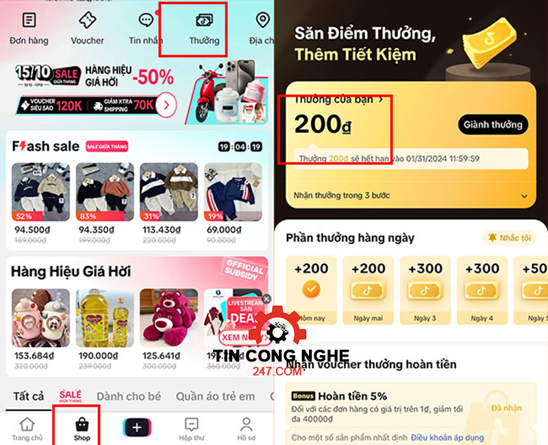 voucher-thuong-hoan-tien-tiktok