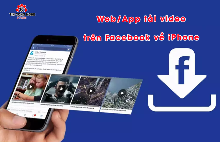 app tai video facebook ve iphone